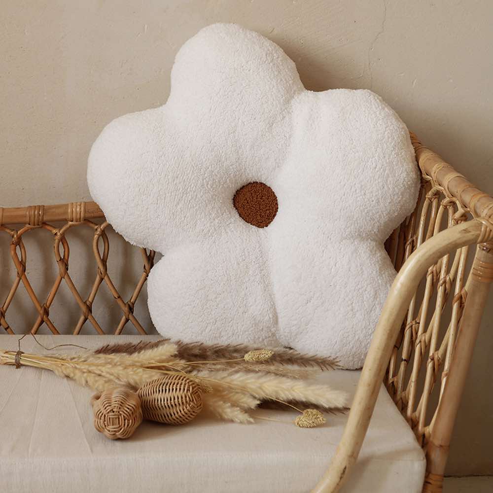 Blumenkissen Gänseblümchen - Weiches Sitzkissen Für Boden & Sofa