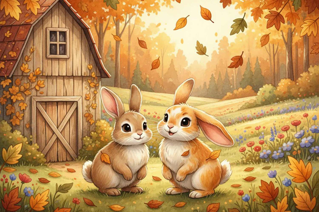 Ein herzlicher Herbstspaziergang mit Hipp und Hopp