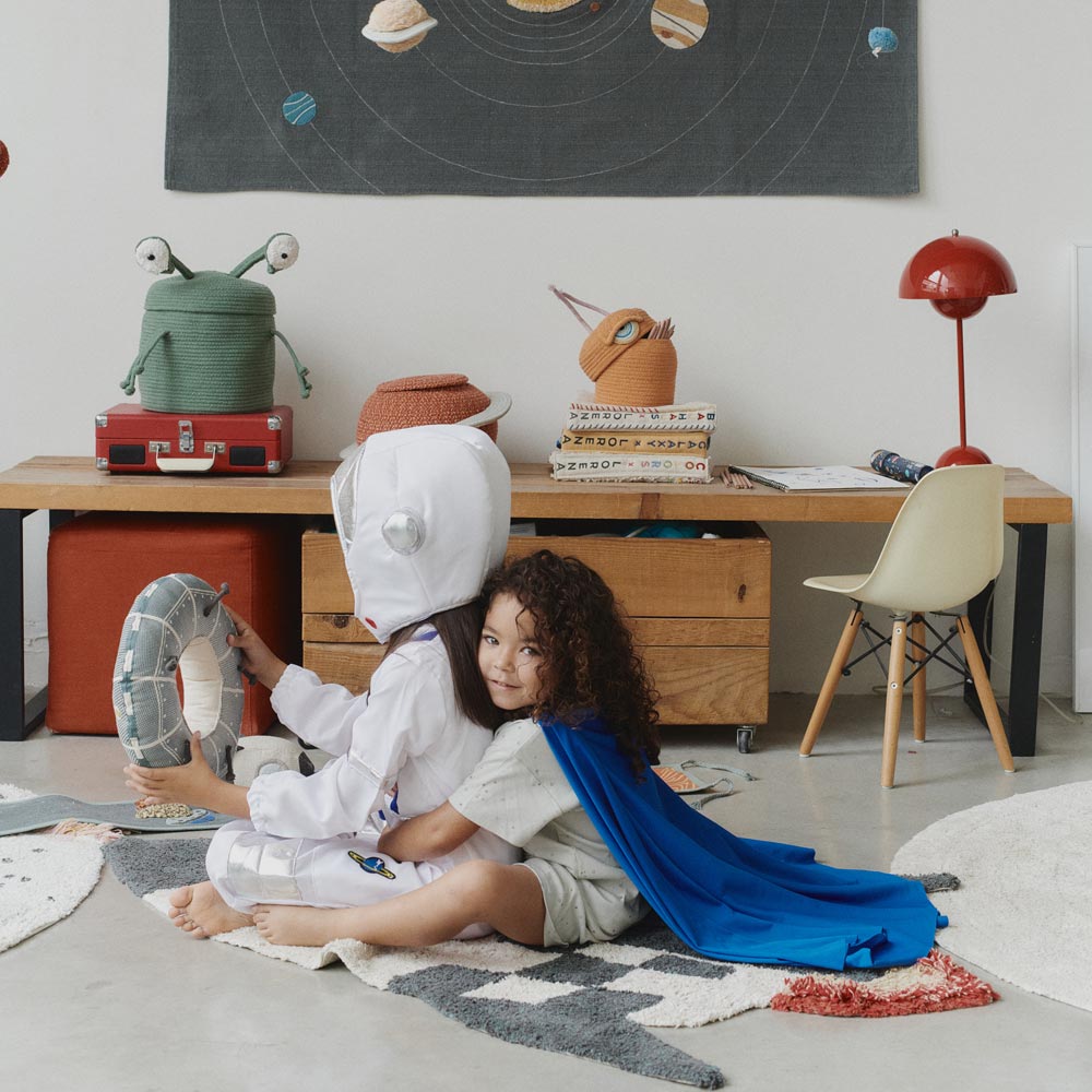 Aufbewahrungskorb Alien Ploot aus der Weltraum Themenwelt für Kinderzimmer als praktisches Accessoire bei Aufbewahrungskörbe & -Boxen.