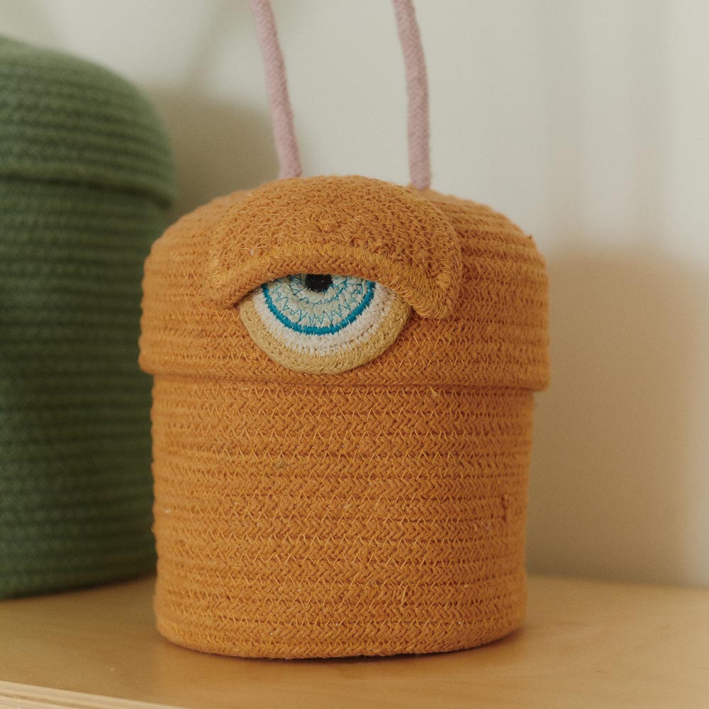 Aufbewahrungskorb Alien Ploot für Kinderzimmer Deko, Teil der Weltraum Themenwelt, ideal für Aufbewahrungskörbe & Accessoires Kinderzimmer.