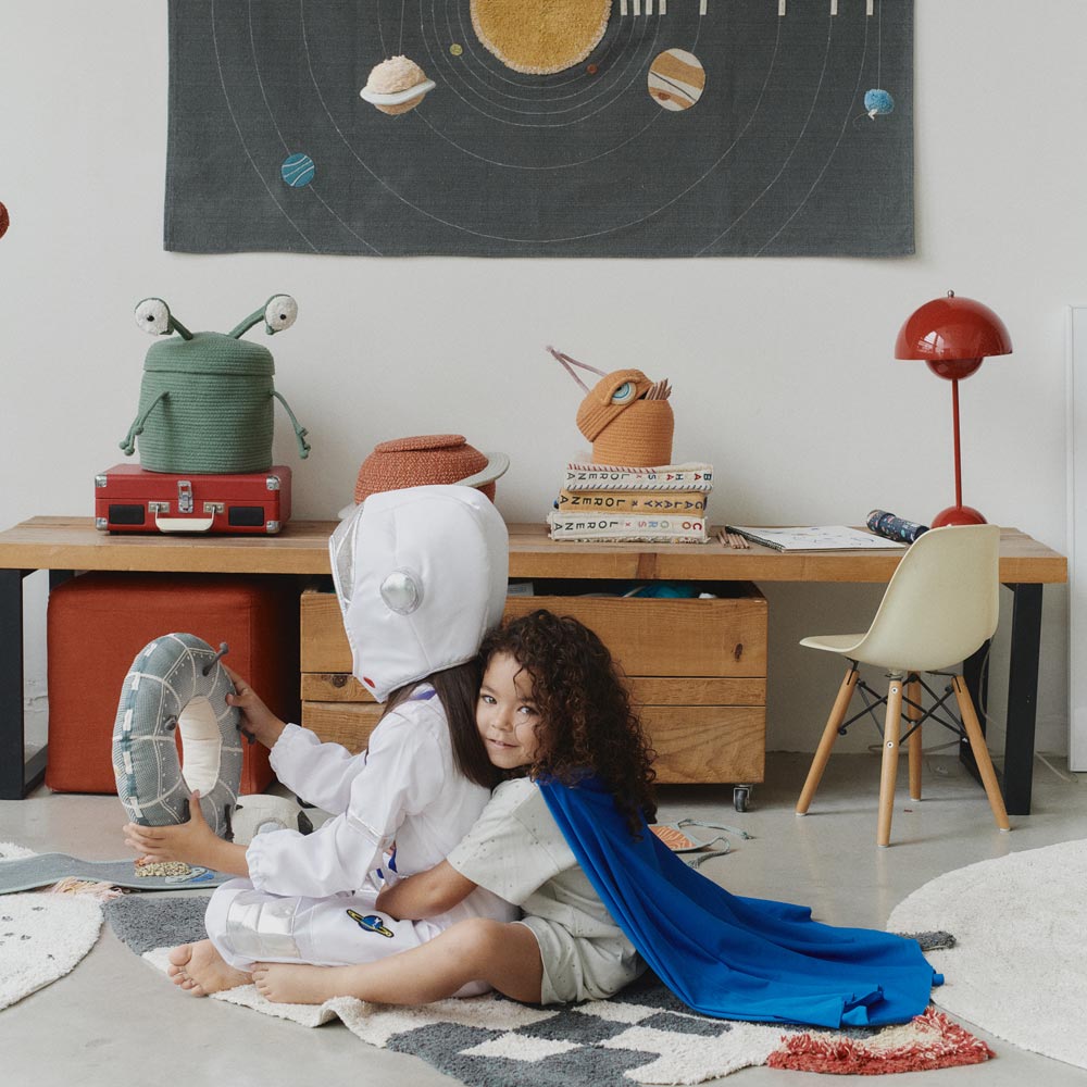 Aufbewahrungskorb Alien Zog aus der Weltraum Themenwelt, perfekt für Kinderzimmer Deko und Aufbewahrungskörbe & Boxen Accessoires.