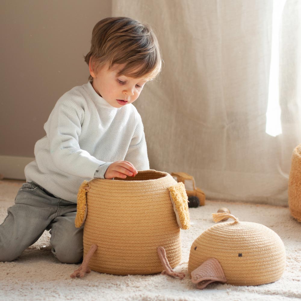 korb aufbewahrung kinderzimmer Charlie Chicken Korb
