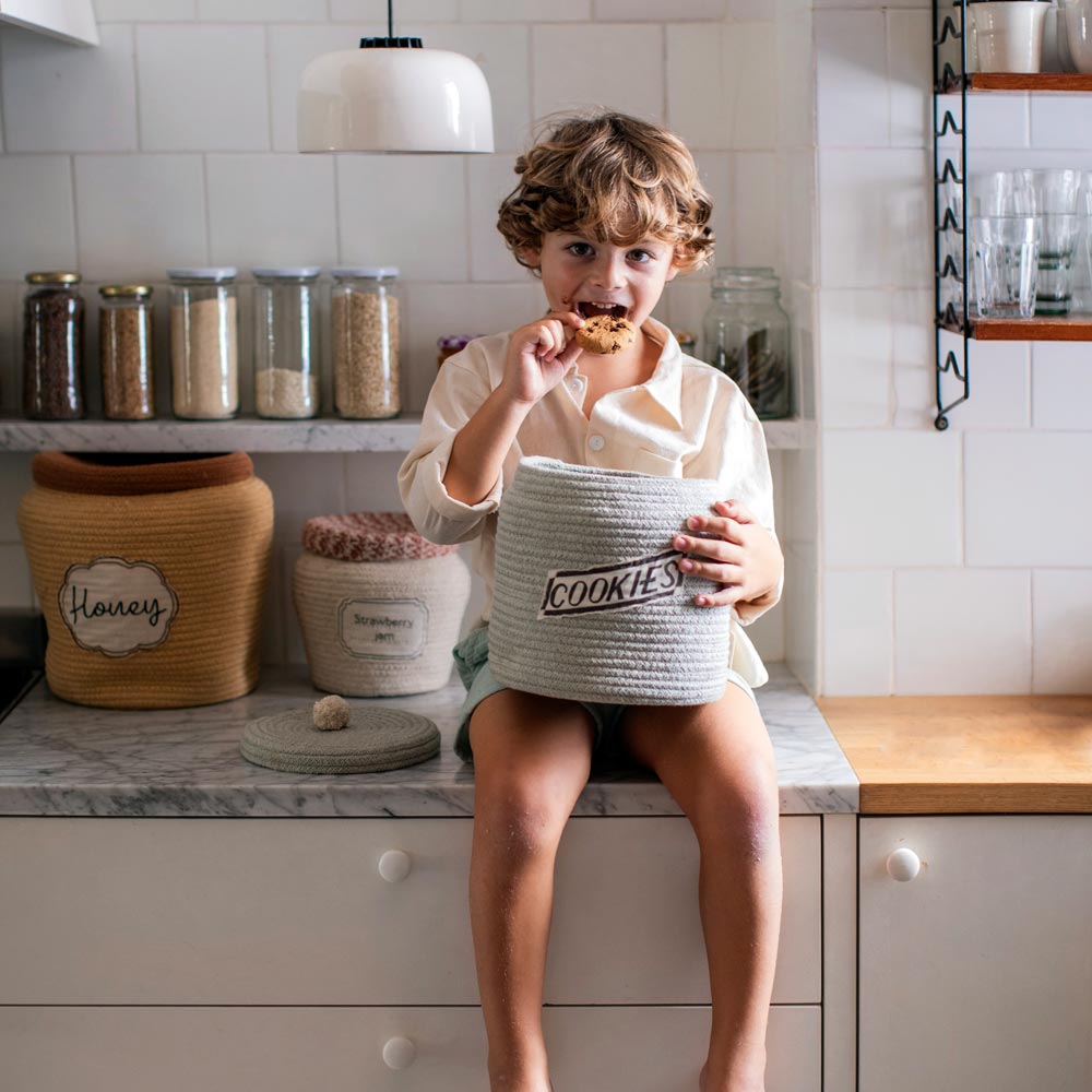 Spielkorb Cookie F r Kinderk che Handgefertigt In 20x26 Cm Spielkorb Cookie F r Kinderk che Handgefertigt In 20x26 Cm