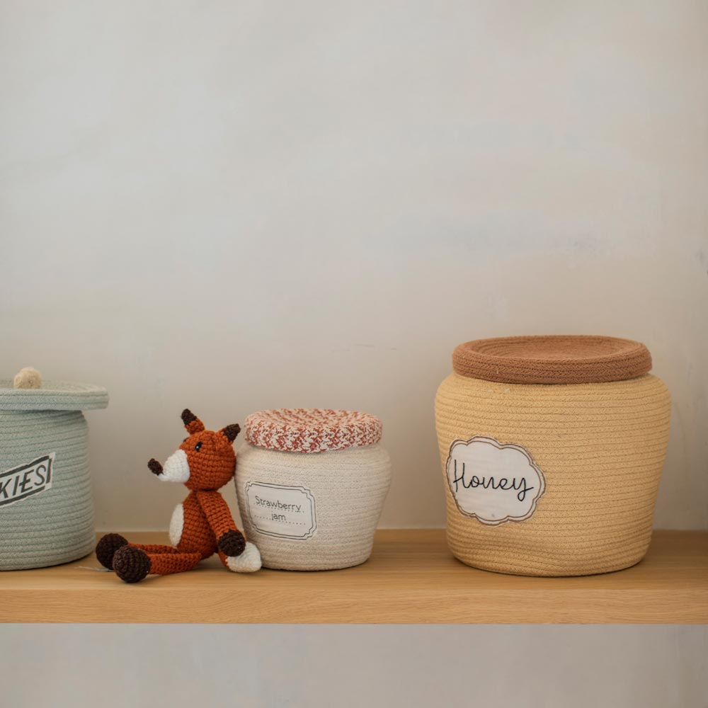 Märchenhafter Spielzeugkorb Honey für Kinder