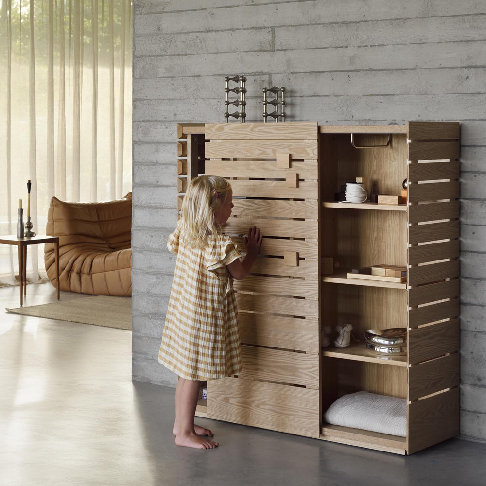 bilder aufbewahrung schrank Aufbewahrungsschrank Esche natur Regal & Schrank 2in1