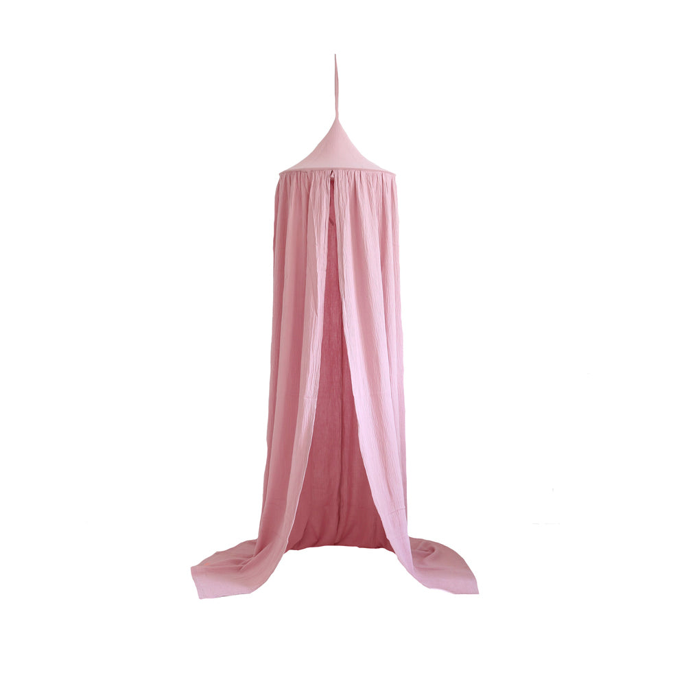 Betthimmel Baldachin Rosa, 240 cm
