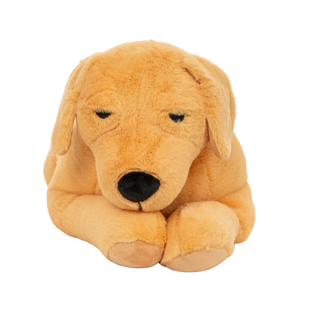 Weiches Gewichts-Kuscheltier Plüsch-Labrador 2,2 kg aus der Tierwelt Themenwelt, ideal als Geschenk oder Spielzeug & Spiele.