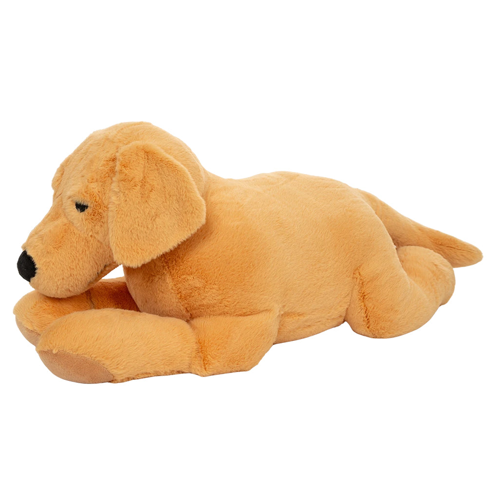 Weiches Kuscheltier Plüsch-Labrador 2,2 kg in natürlicher Farbe, ideal als Geschenk aus der Tierwelt Themenwelt.