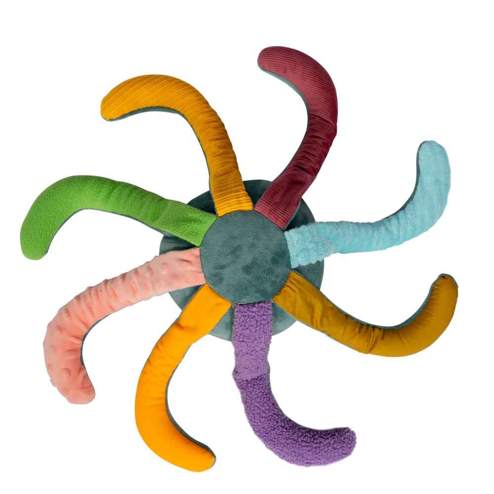 Buntes Gewichts-Kuscheltier Plüsch-Oktopus mit 1,2 kg, ideal als Geschenk aus der Tierwelt und Spielzeug & Spiele Kollektion.