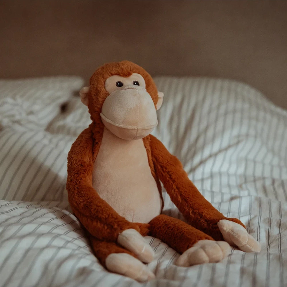 Weiches Gewichts-Kuscheltier Plüsch-Affe 0,5 kg aus der Spielzeug & Spiele Sammlung, ideal als Geschenk aus der Tierwelt Themenwelt.