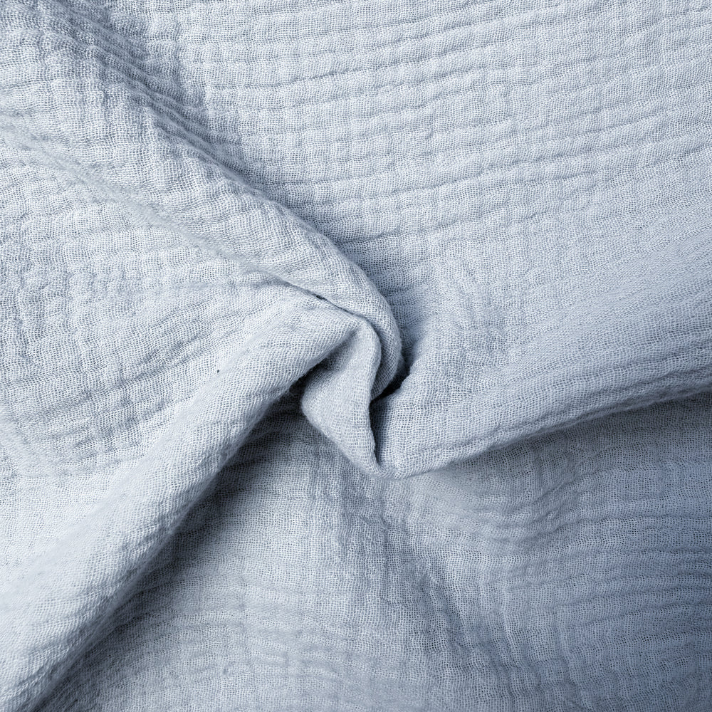 Leichtes, einfarbiges Musselin aus 100% Baumwolle, weich und atmungsaktiv, ideal für Hausbett-Himmel im Kinderzimmer.