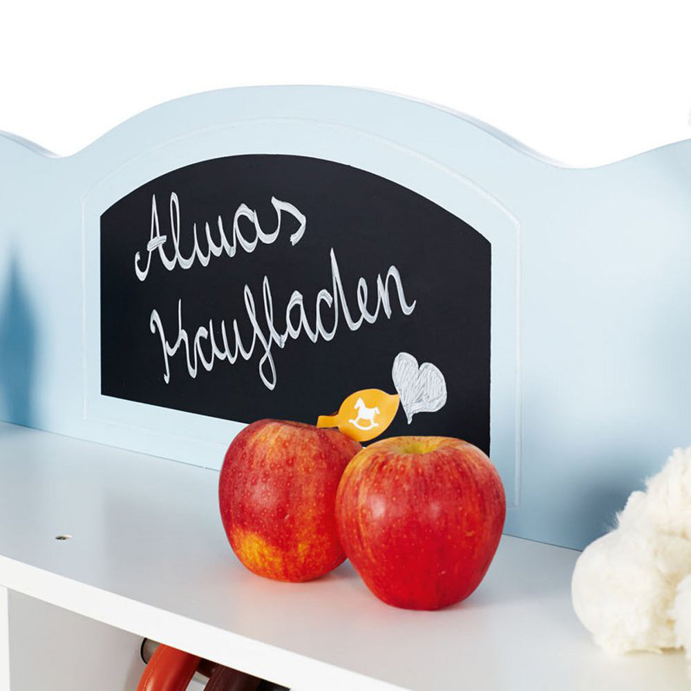 Kinder Kaufladen extra groß mit Tafel, zwei roten Äpfeln, ideal für Spielzeug & Spiele, Motorik- & Holzspielzeug, Kinderküchen & Zubehör Sammlung.