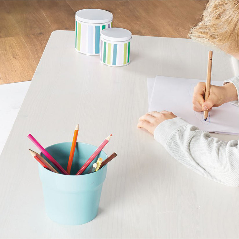 Kinderschreibtisch aus Kiefernholz, 5-fach höhenverstellbar, neigbare Tischplatte, ideal für Kinderzimmer Möbel und Schreibtische Neu.