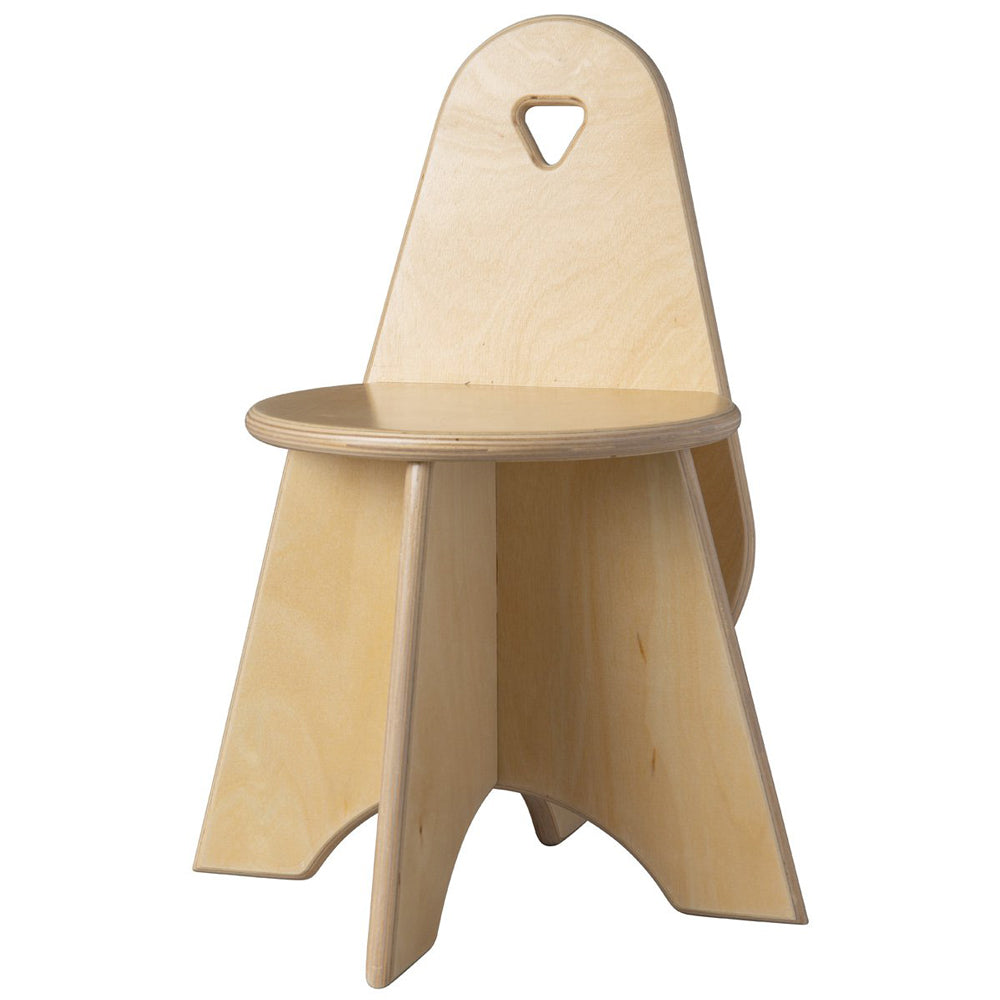 Moderner Kinderstuhl aus Holz mit 35 cm Sitzhöhe, ideal für Kinderzimmer Möbel und Sitzmöbel für Kinder, sicher und langlebig gestaltet.