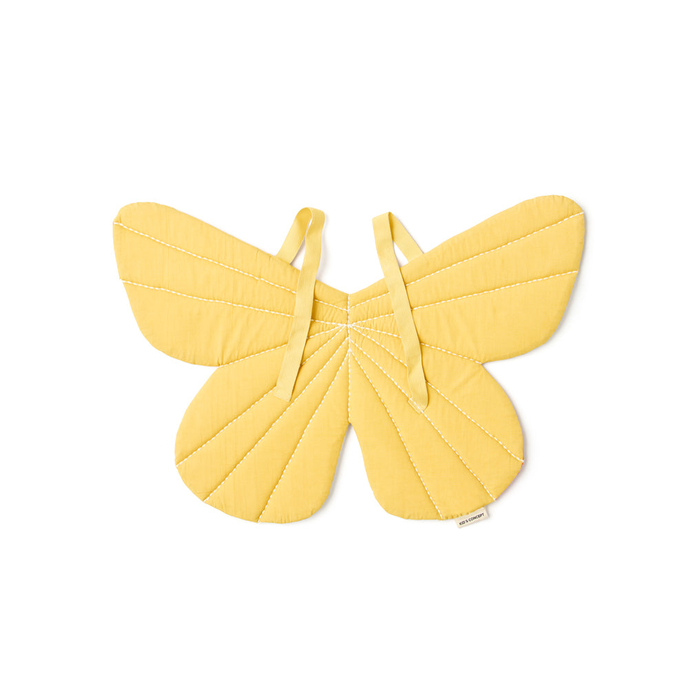 Gelbe Schmetterlingsflügel für Kinder von 3-5 Jahren, ideal für Spielzeug & Spiele und Blumenwiese Themenwelt Kostüme.