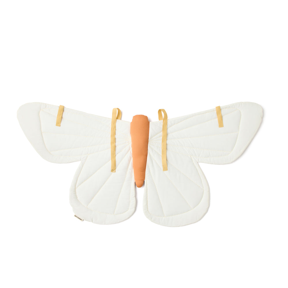 Weiße Schmetterlingsflügel für Kinder von 3-5 Jahren, bequemes Design aus der Blumenwiese Themenwelt, ideal für Spiel & Bewegung Kinder.