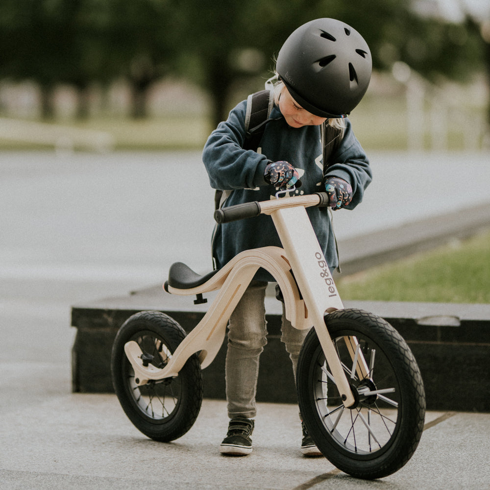 holz fahrradhelm Laufrad modular & umbaubar 3in1 aus Holz Balance Bike, optional erweit