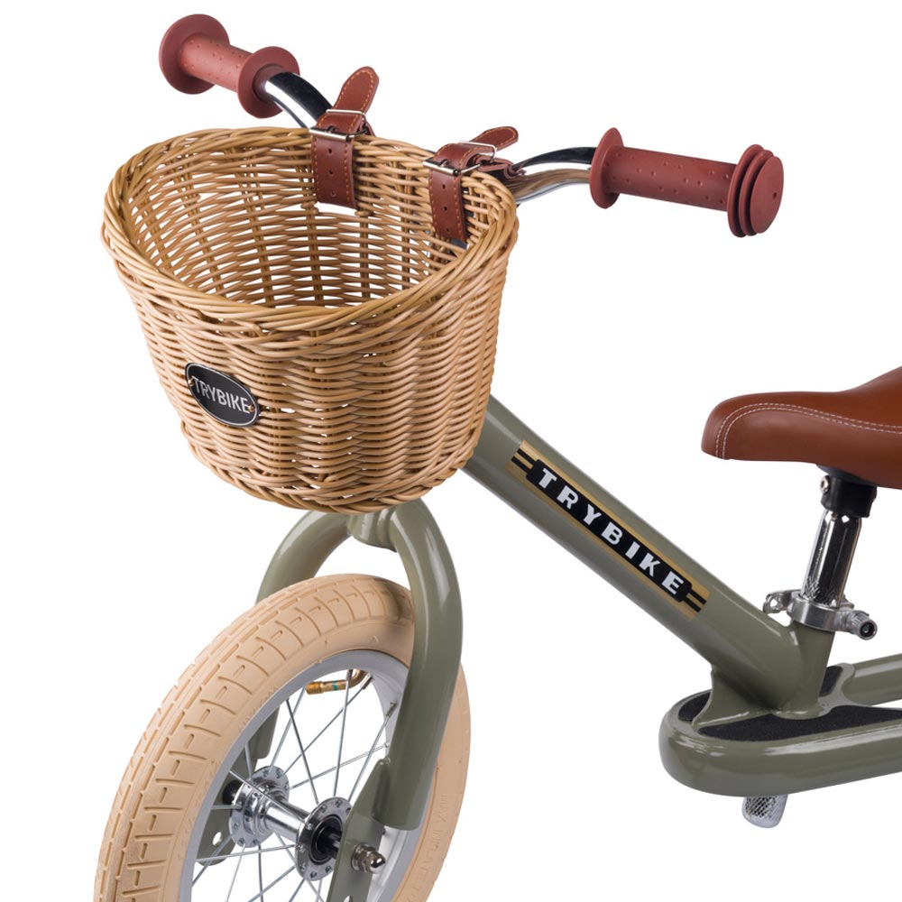 fahrrad lenker mit korb Vintage Lenkerkörbchen für Laufrad