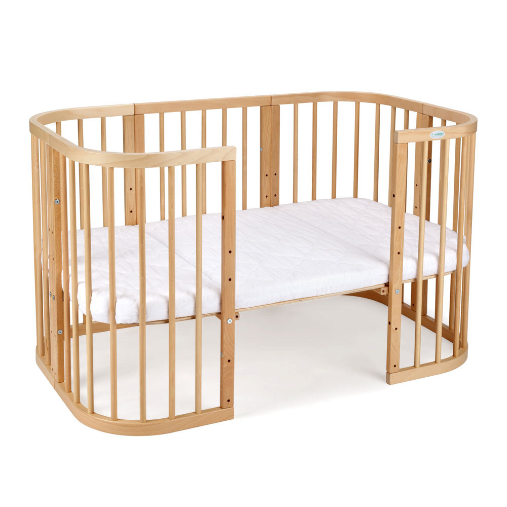 Mitwachsendes Babybett Kao 7in1 mit Matratze | In 4 Farben Mitwachsendes Babybett Kao 7in1 mit Matratze | In 4 Farben