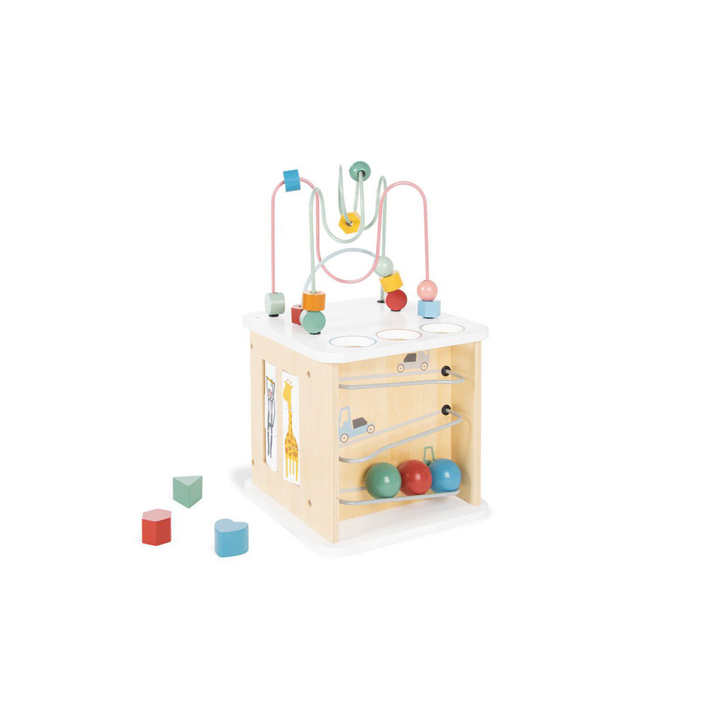 Motorikwürfel aus Lindeholz mit 9 Steckteilen, ideal für Spiel & Bewegung Kinder, Motorik- & Holzspielzeug, Geschenke Neu in Spielzeug & Spiele.