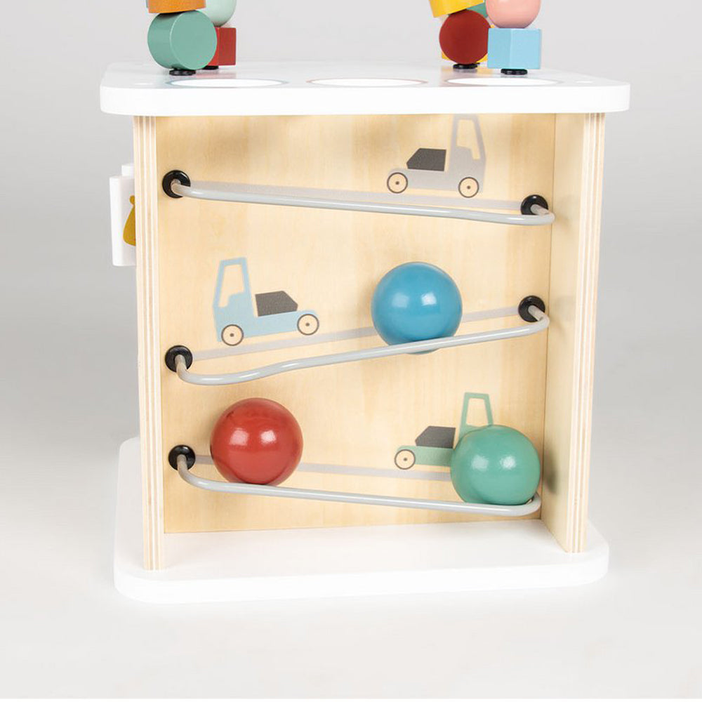 Motorikwürfel aus Linde mit 9 Steckteilen, Motorik- & Holzspielzeug für Spiel & Bewegung Kinder, ideal als Geschenk aus Spielzeug & Spiele Neuheiten.