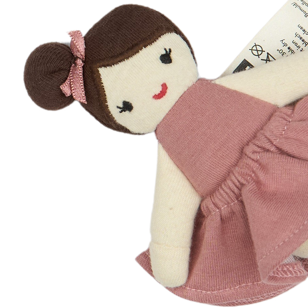 Spielpuppe Pocket Friend aus 100 % Bio-Baumwolle, 14 cm, weich gefüllt, ideal für Spielzeug & Spiele und Kinderzimmer Accessoires.