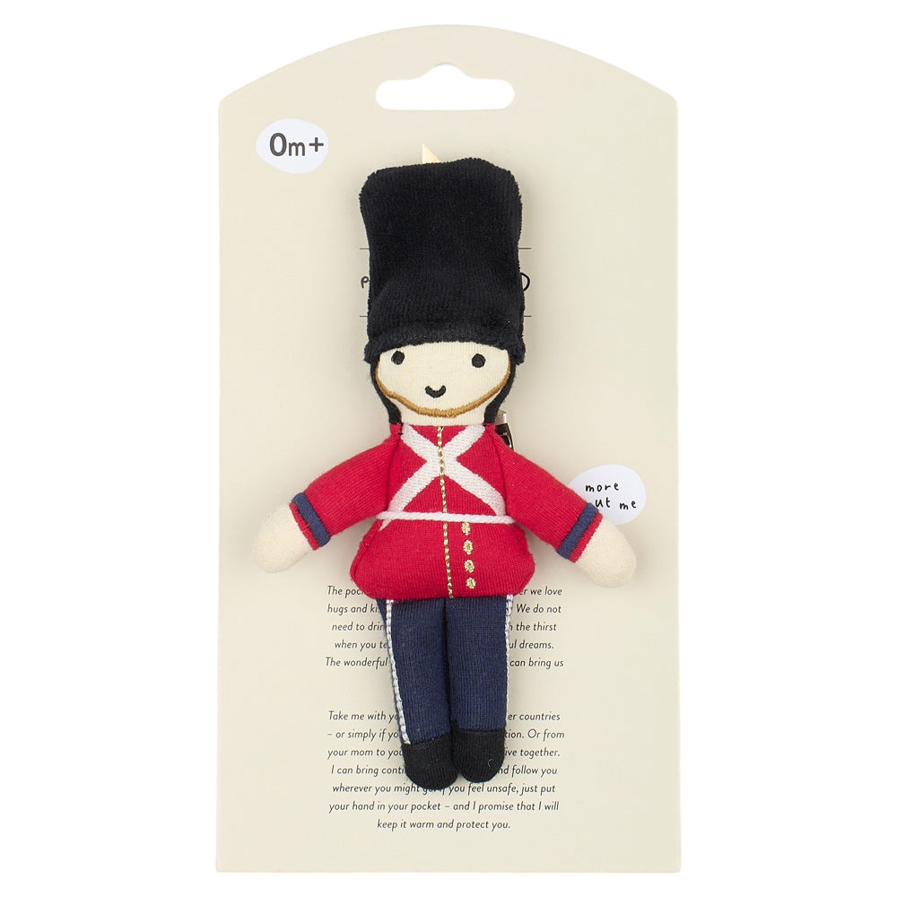 Spielpuppe Pocket Friend 14 cm aus 100 % Bio-Baumwolle, ideal für Kinderzimmer, Spielzeug & Accessoires für Babys ab 0 Monaten.