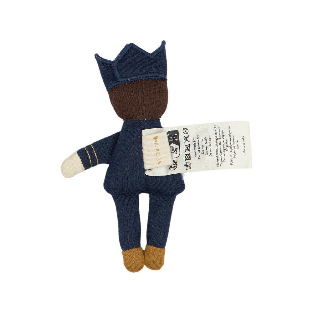 Spielpuppe Pocket Friend 14 cm aus 100 % Bio-Baumwolle, nachhaltiges Spielzeug für Kinderzimmer und Accessoires & Deko Kinderzimmer Neu.