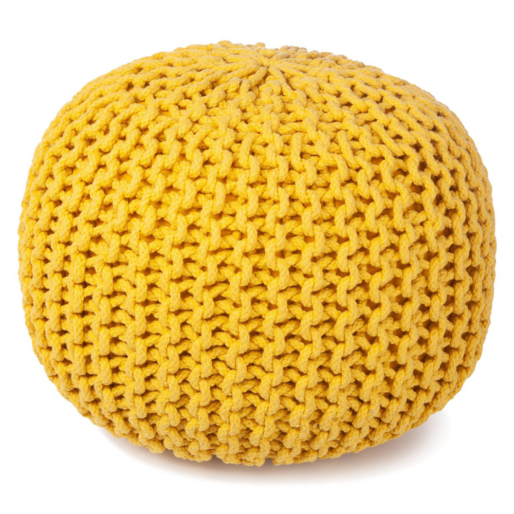 Pouf Buddy in Häkeloptik, 40 cm