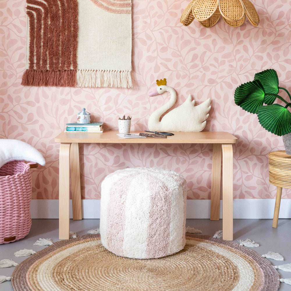 Getufteter Hocker im Streifendesign Pouf Zirkus aus der Kollektion Sitzsäcke & Bodenkissen für Kinderzimmer mit Zirkus Thema