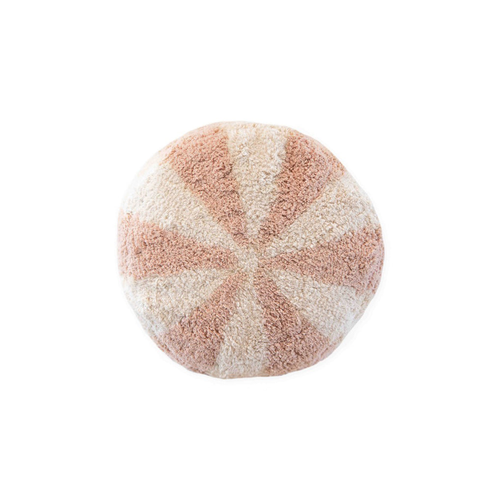 Getufteter Pouf Zirkus im Streifendesign, 45 cm, aus der Sitzsäcke & Bodenkissen Kollektion für Sitzmöbel im Kinderzimmer.