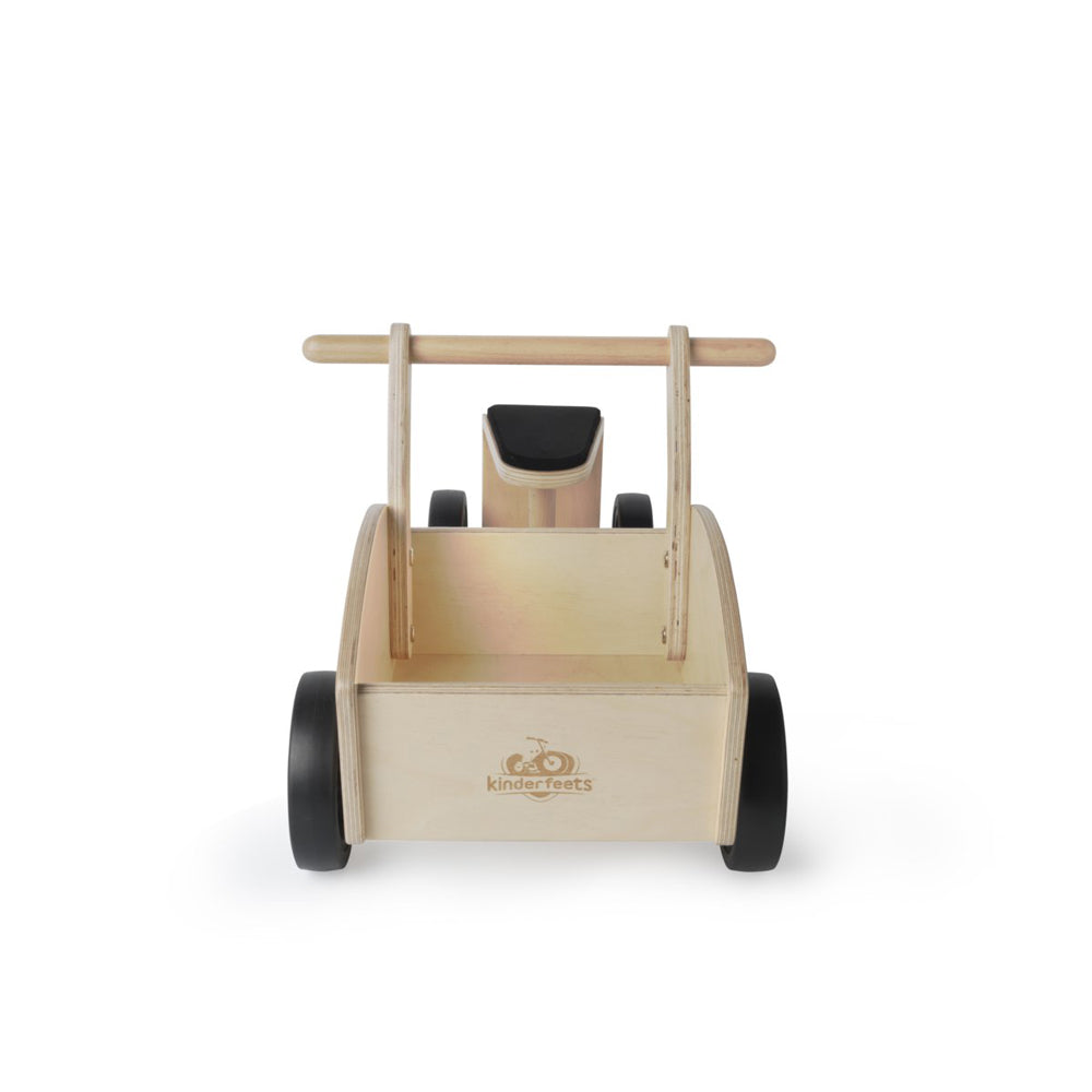 Rutschfahrzeug Lastenrad aus Birkenholz für Kinder ab 12 Monaten, unterstützt motorische Fähigkeiten und sorgt für Fahrspaß im Spiel & Bewegung Kinder Bereich.