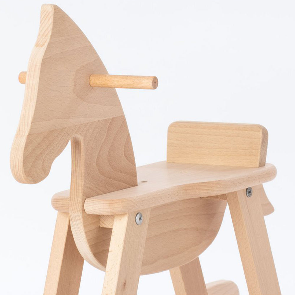 Holz Schaukelpferd mit Sicherheitsbügel aus der Kollektion Spielzeug & Spiele, perfekt für Spiel & Bewegung Kinder und Fahrspielzeug.