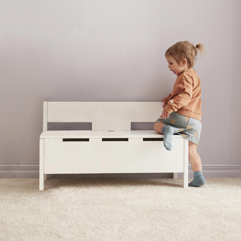 kinderzimmer bank aufbewahrung Sitzbank mit Stauraum