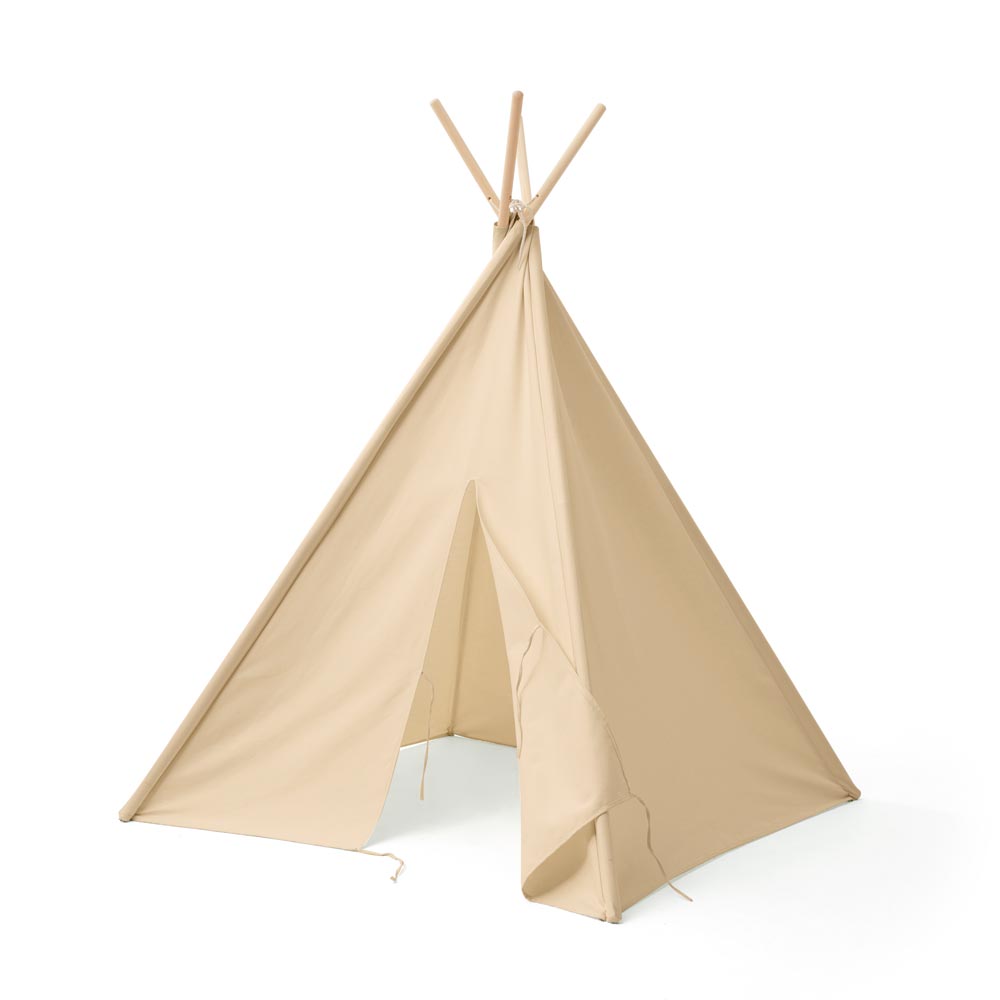 tipi zelt kinder beige Kinder Tipi-Zelt aus Baumwolle