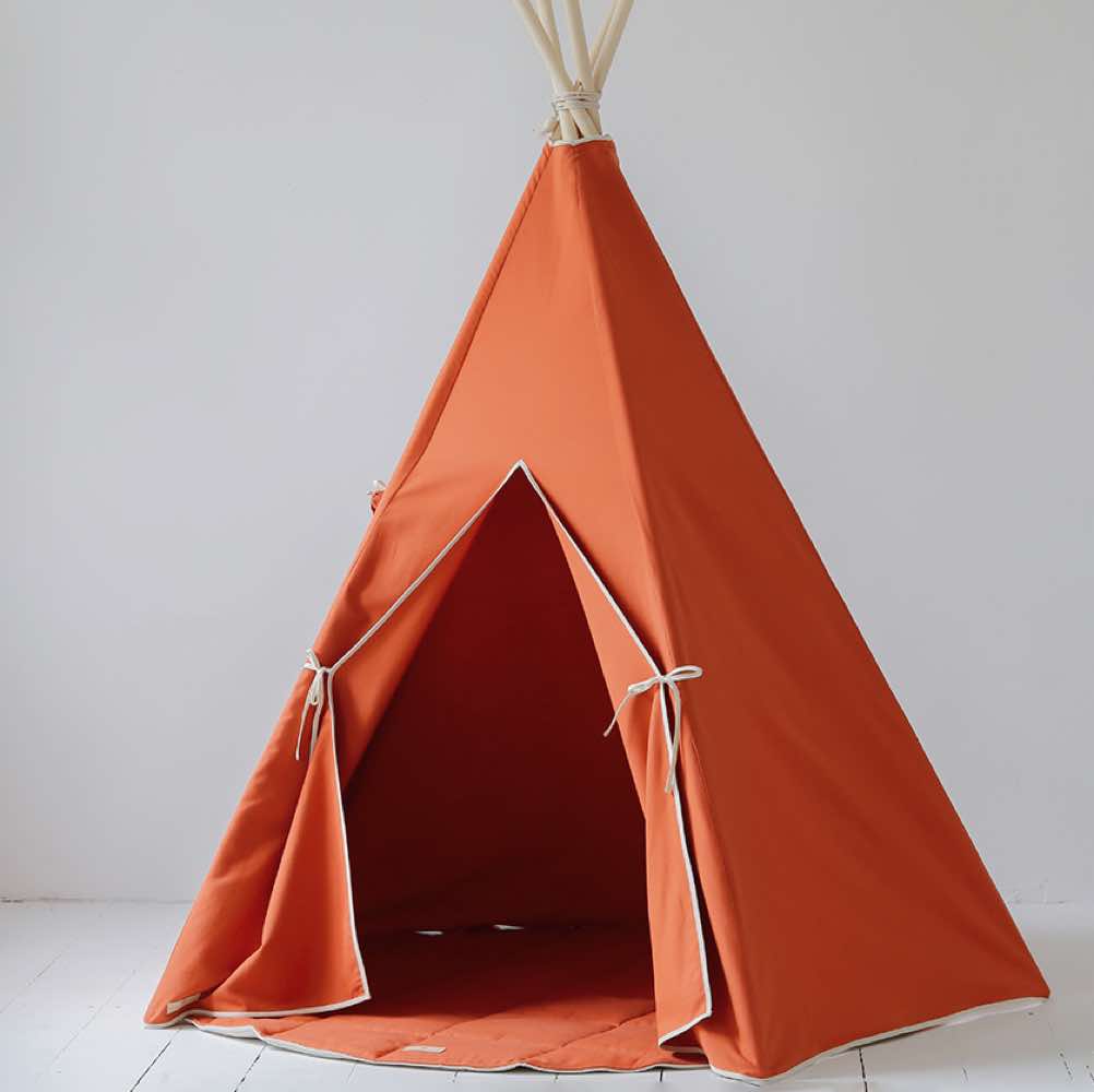 Tipi Zelt für Kinder, klassisch und in Rot, Tipi Kinderzimmer - Kindersein
