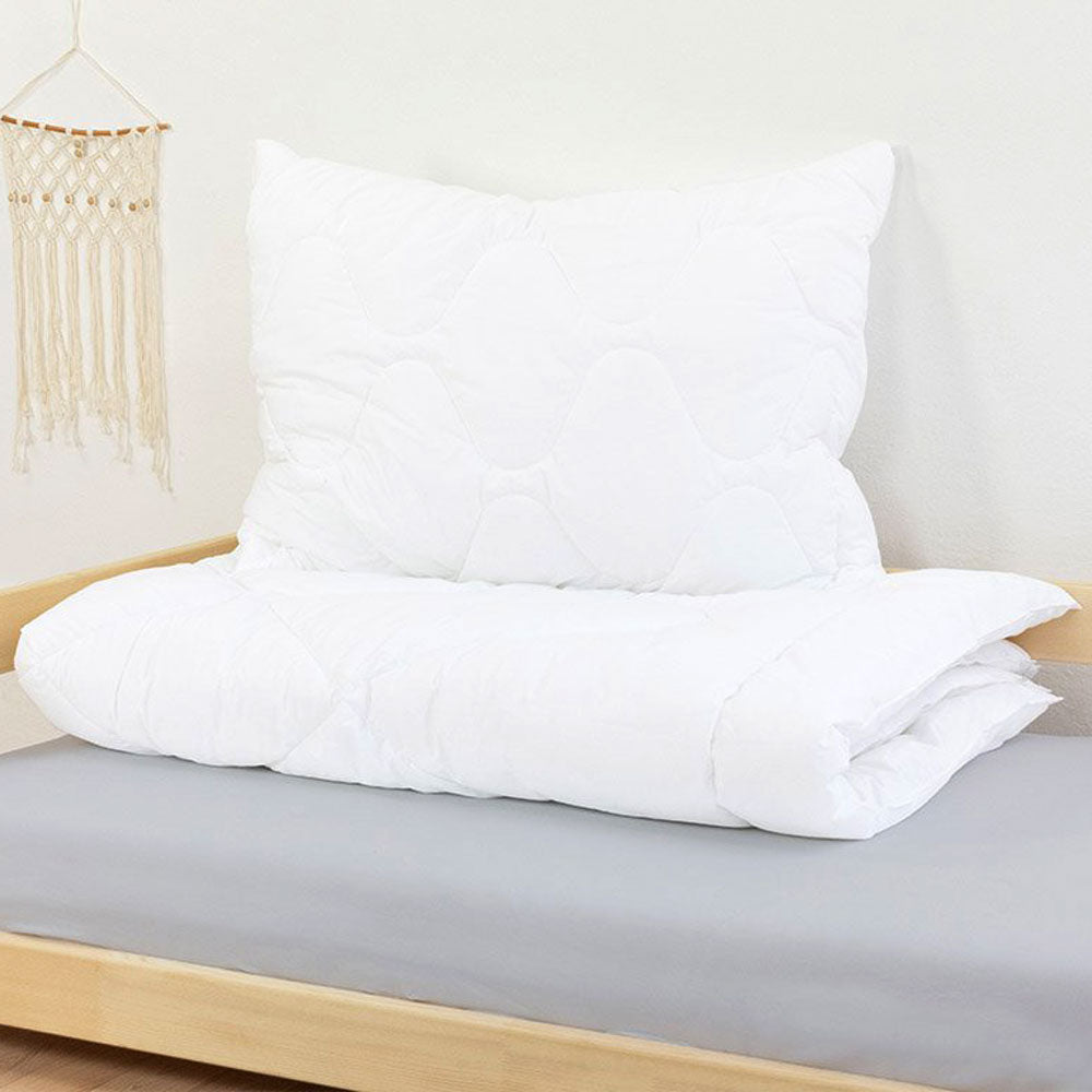 Bettdecke und Kopfkissen handgenäht, Betten & Zubehör - Kindersein