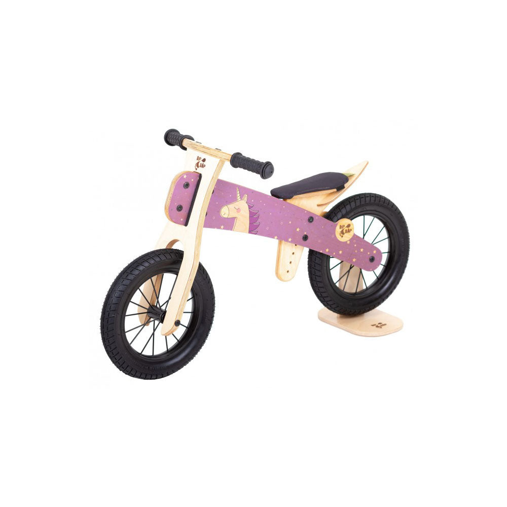 Kinderlaufrad aus nachhaltigem Holz, Einhorn Motiv,  - Kindersein
