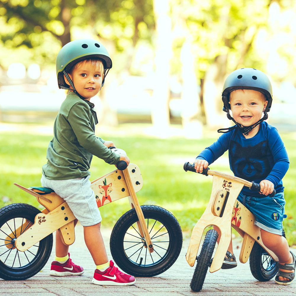 Kinderlaufrad aus nachhaltigem Holz, Fuchs Motiv,  - Kindersein