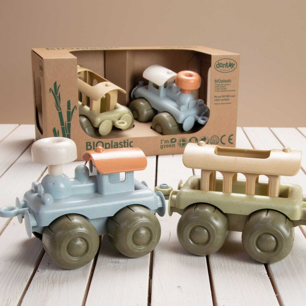Bio Spielzeuglock mit Wagen aus Zuckerrohr, Spielzeug - Kindersein