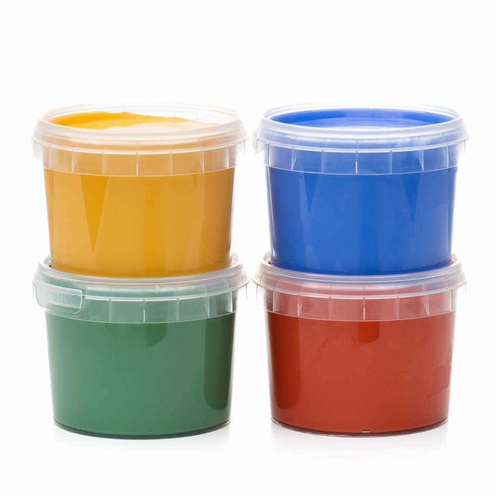 Fingerfarben 4er Set- neogrün®, Fingerfarben - Kindersein