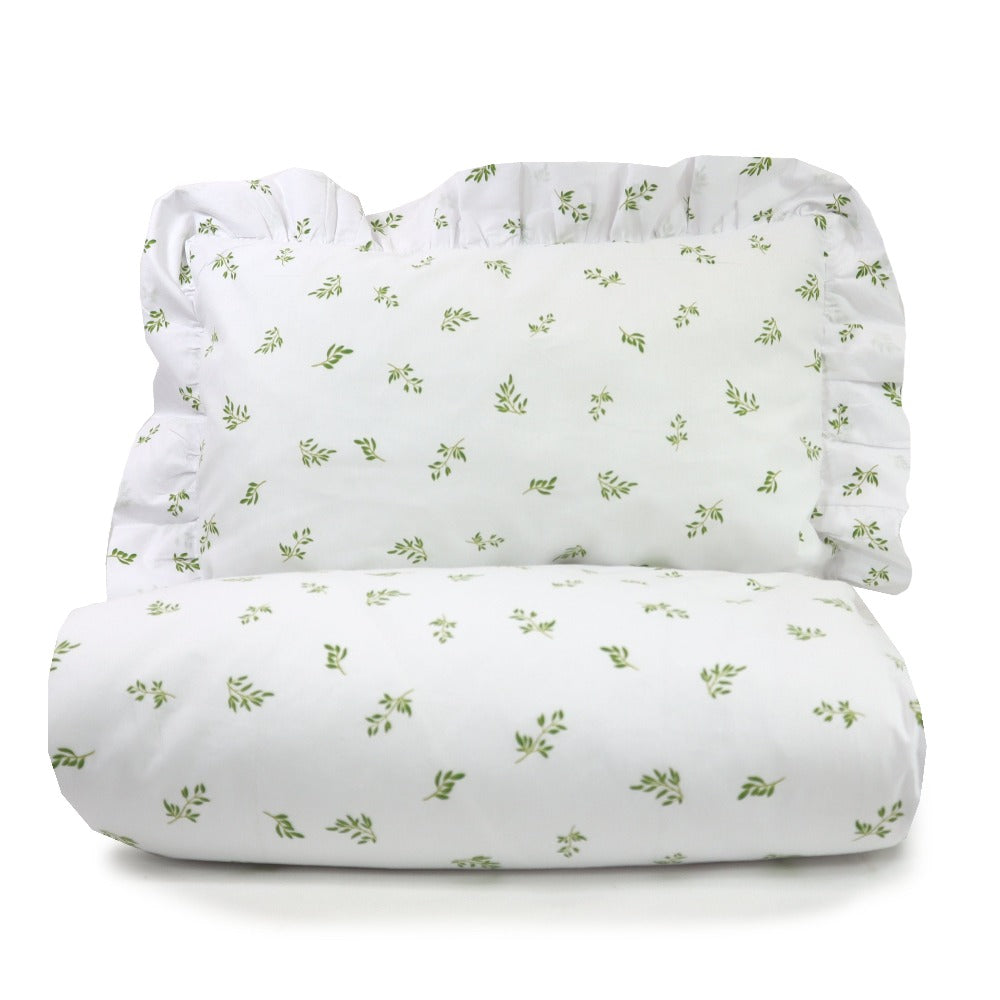 Happy Leaves Bettwäsche Set aus Baumwolle, Für das Kinderbett - Kindersein