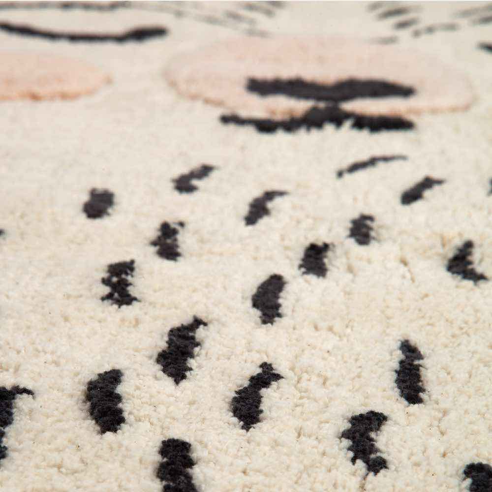 Kinder-Teppich 60 x 110 cm in Bären-Form maschinenwaschbar