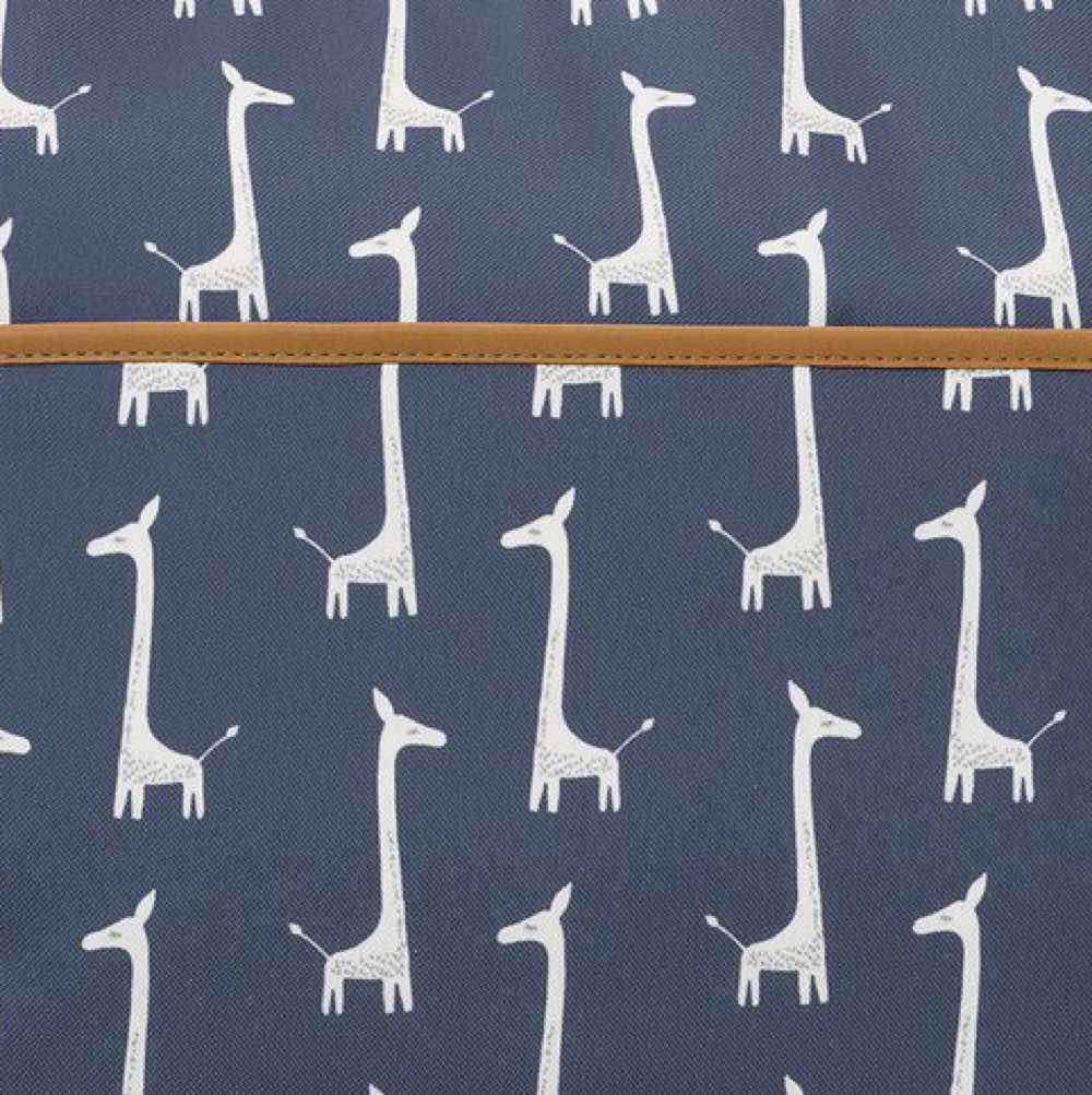 Kinder Wickel-& Alltagstasche Giraffe blau, Wickeltaschen - Kindersein