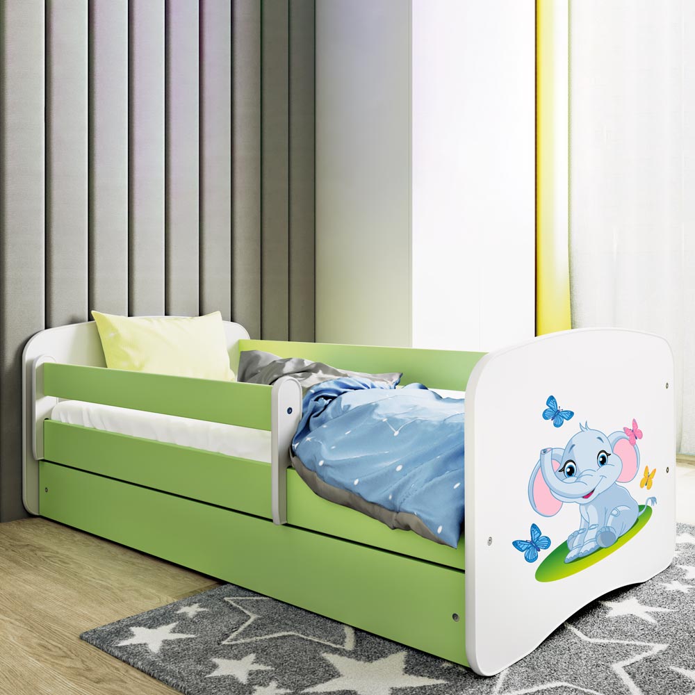 Kinderbett mit Rausfallschutz Sweetdreams, Elefant Motiv, Kinderbett - Kindersein
