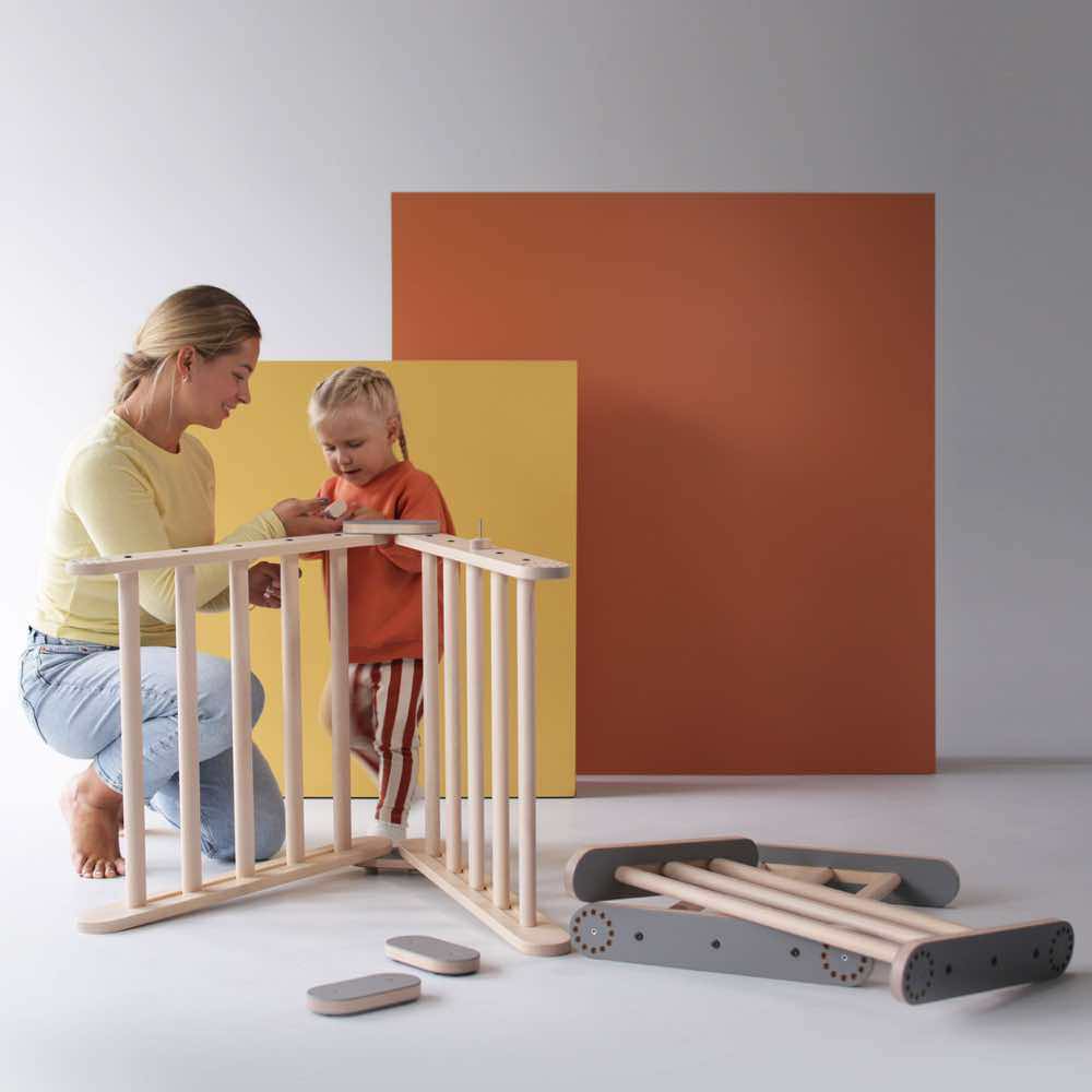 Pikler Bogen Rutsche | Set aus Dreieck, Bogen & Rutsche, Pikler-Sets - Kindersein