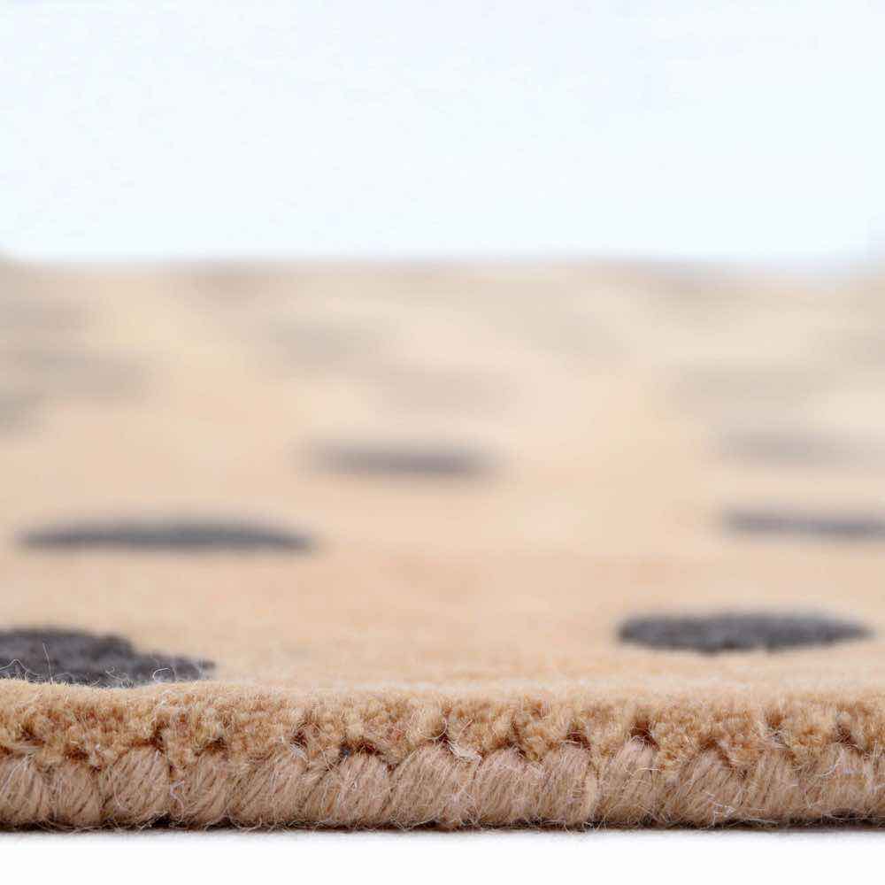 Teppich mit Leoparden Muster 90 x 125 cm, Kinderteppich - Kindersein